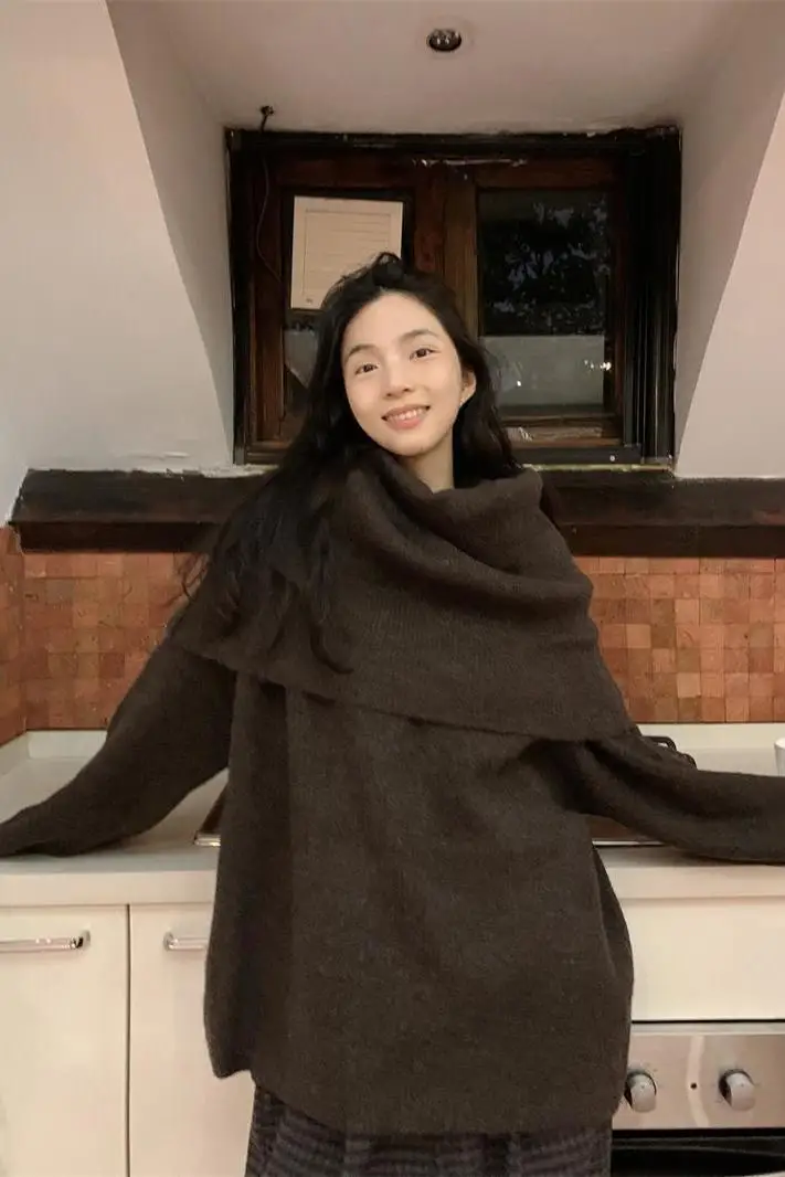 

Свитера Джемперы Пуловеры Женский Бархатный Салатный край Укороченный топ Гранж Y2K 90-х годов Эстетический Ретро Винтаж Вечеринка Фестиваль Клубная посадка