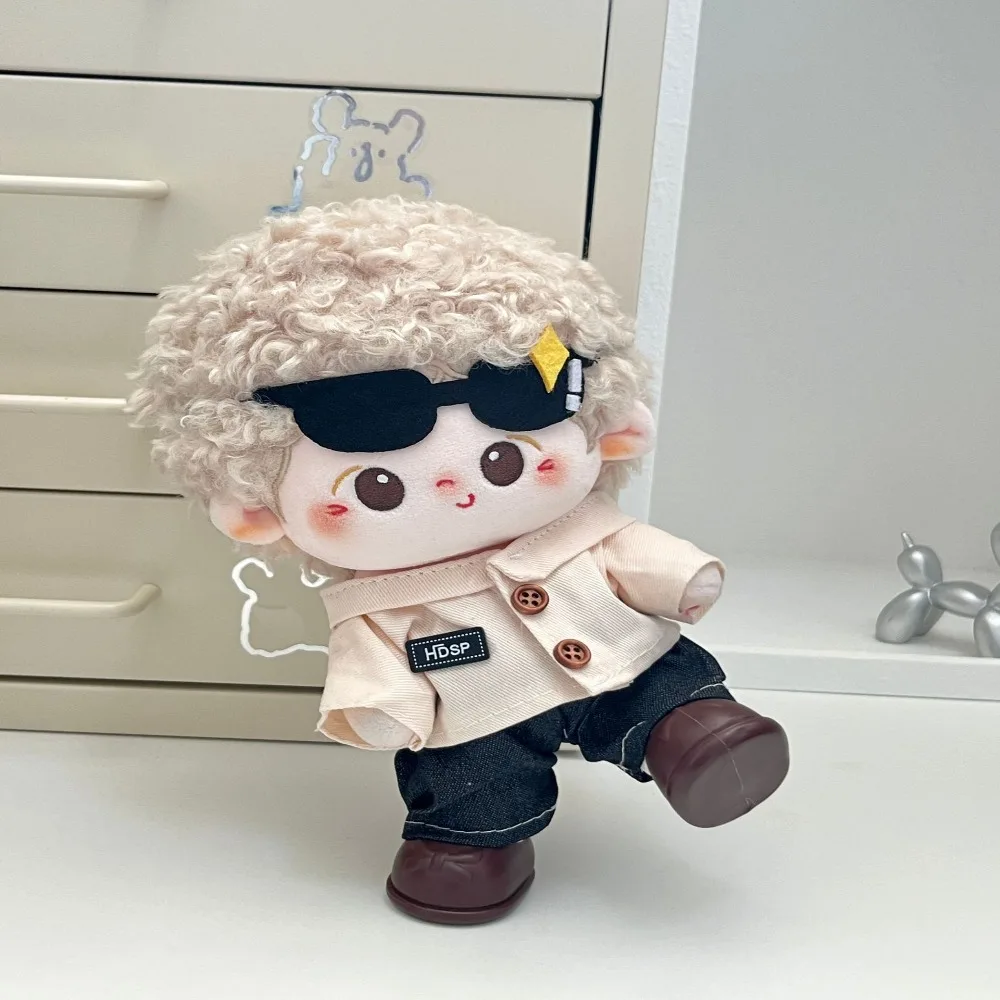 만화 20cm 면 인형 인형 옷 여러 스타일 BJD 귀여운 복장 선물 코스프레 소품 인형 전체 세트 플러시 장난감