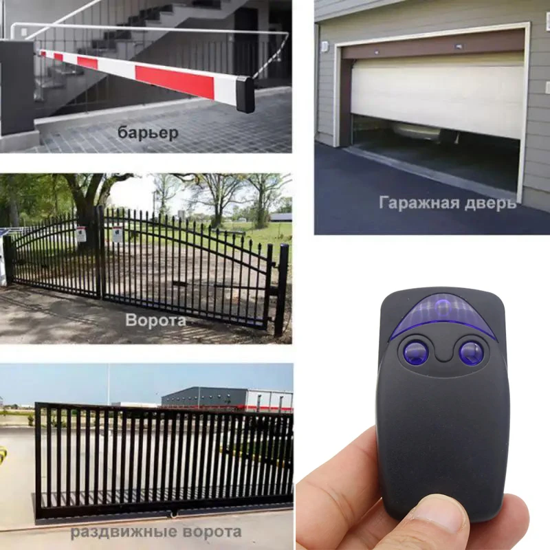 Garage Door Opener Remote Control, Bearing Code, NICE, FLO2RS, FLO2RE, ERA ONE, INTI, 433.92MHz