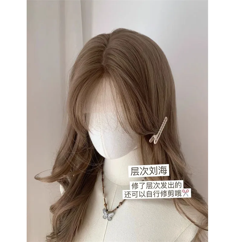 Brown Wig Long Wavy Lace Front Wigs for Women 26inch Middle Part Hairline Natural Daily Party Wear Full Wigs Daily Synthetic Wig