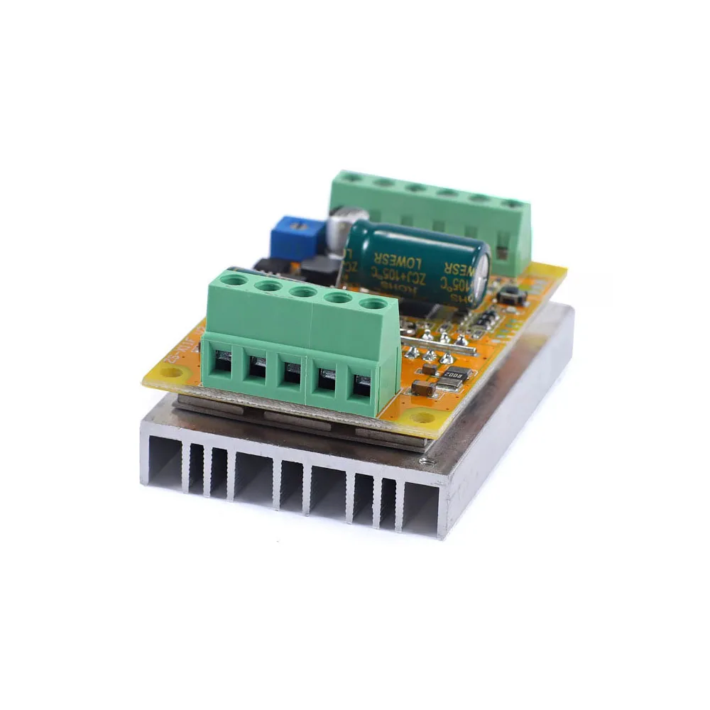DC6.5-50V 380W 16A BLDC Three Phase DC Brushless Motor Controller PWM Motor Speed Controller Driver Board Without Hall Sensor