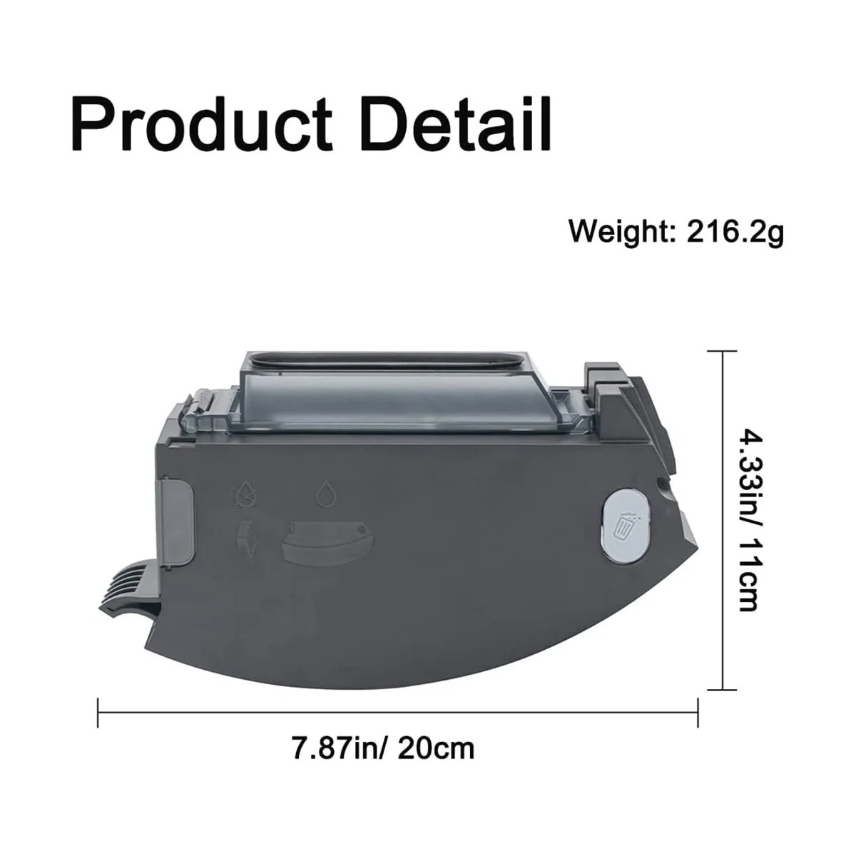 Dust Bin Box for E/I Series I7 E5 E6 I1 I3 I4 I6 I8 Vacuum Cleaner Dirt Box Replacement Accessories Parts