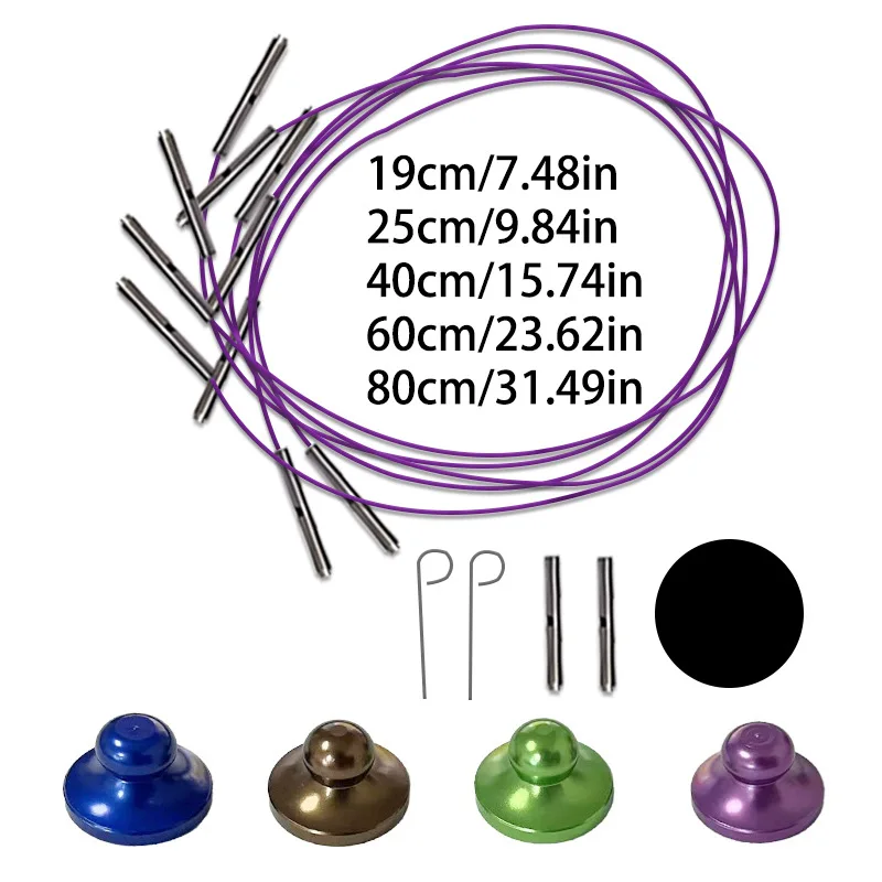Recyclable Extended Ring Needle Handmade Sweater Bag Needle Knitting Rod Set DIY Material Pack Color Rod Needle