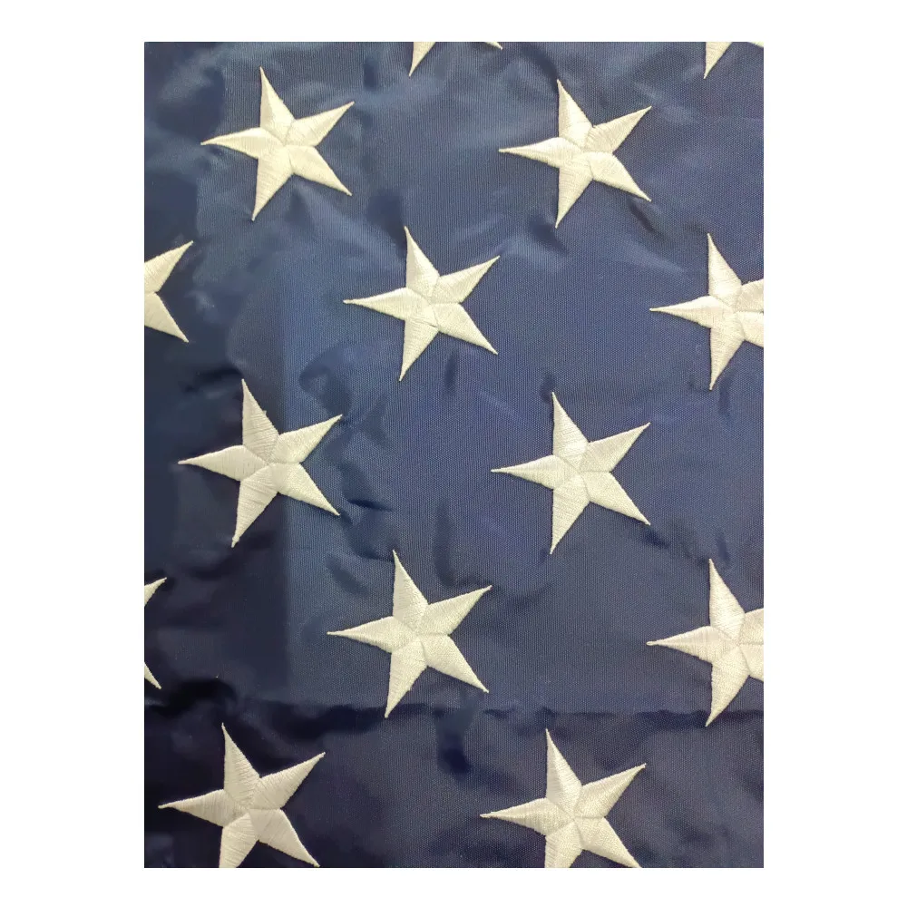 3x5 FT 210D Polyester American Flag, Embroidered Stars, Sewn Stripes, Brass Grommets US Flag Outdoor USA Flags