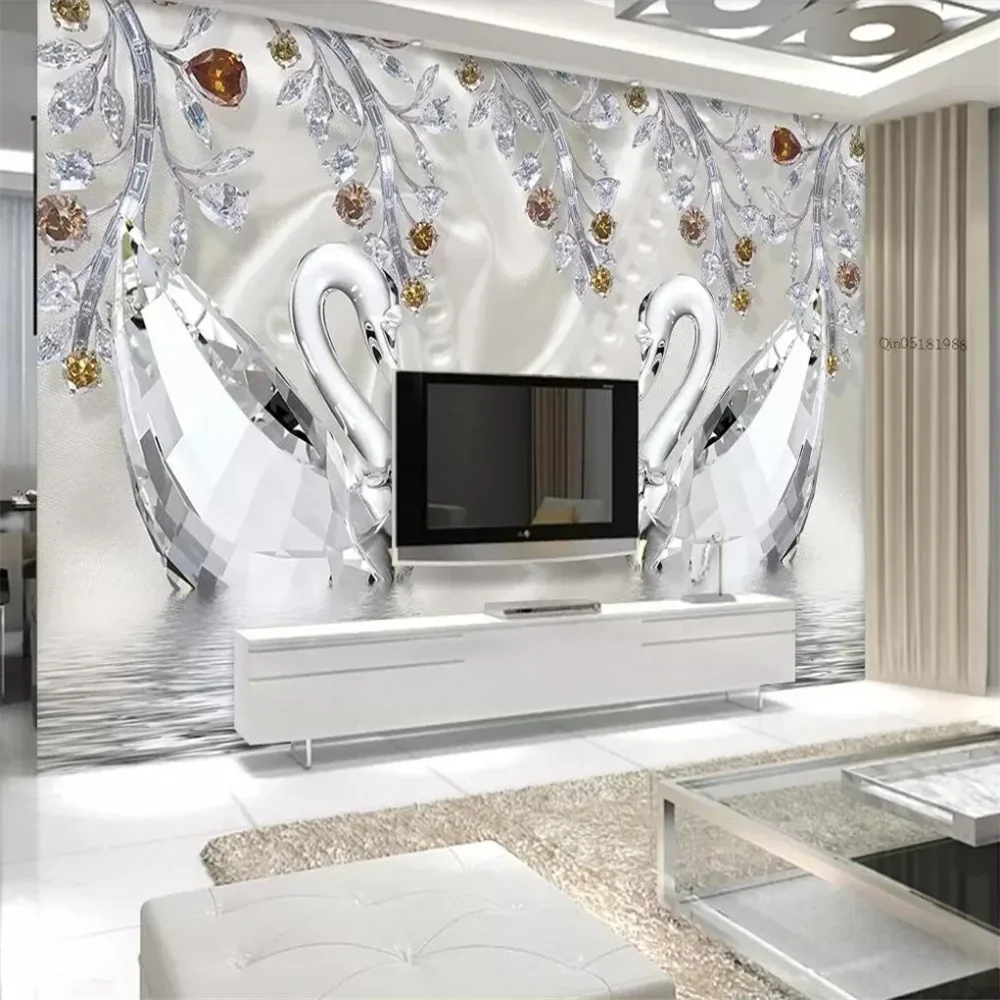 

Фотообои на заказ, пейзажные большие фрески, обои для гостиной, настенная живопись, современные обои, наклейки для домашнего декора