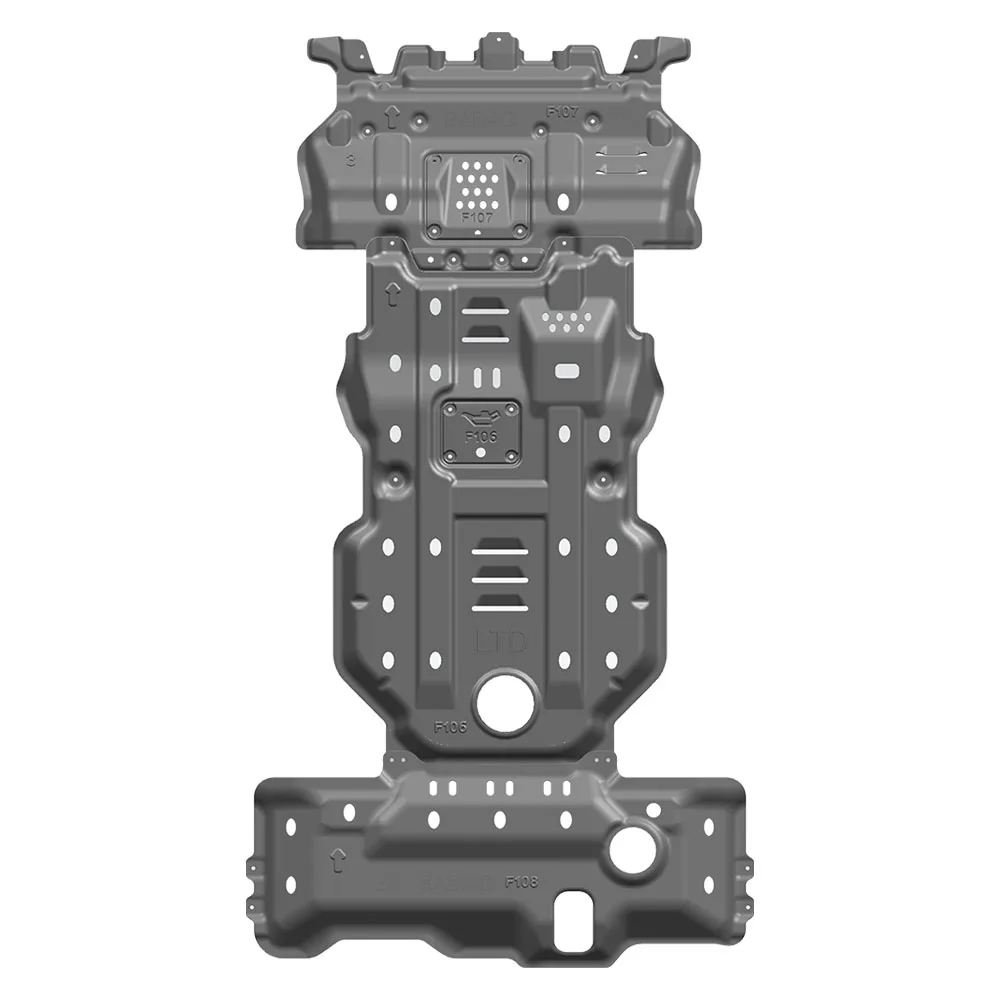 

Landace Car Engine Under Cover Splash Shields Mud Guard Skid Plates for Prado LC150