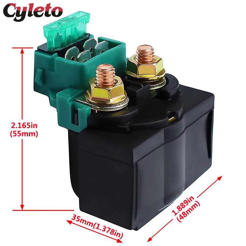 Motorcycle Starter Solenoid Relay For Honda CH150 CRF150 CRF230 NX250 NX650 VTR250 CBR400RR CBR600 CBR1000 CBX1000 CMX450 GB500