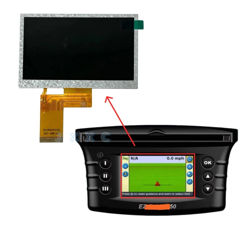 

Новый совместимый ЖК-дисплей 4,3 дюйма для GPS-монитора Trimble EZ Guide 250 / EZ-Guide 250