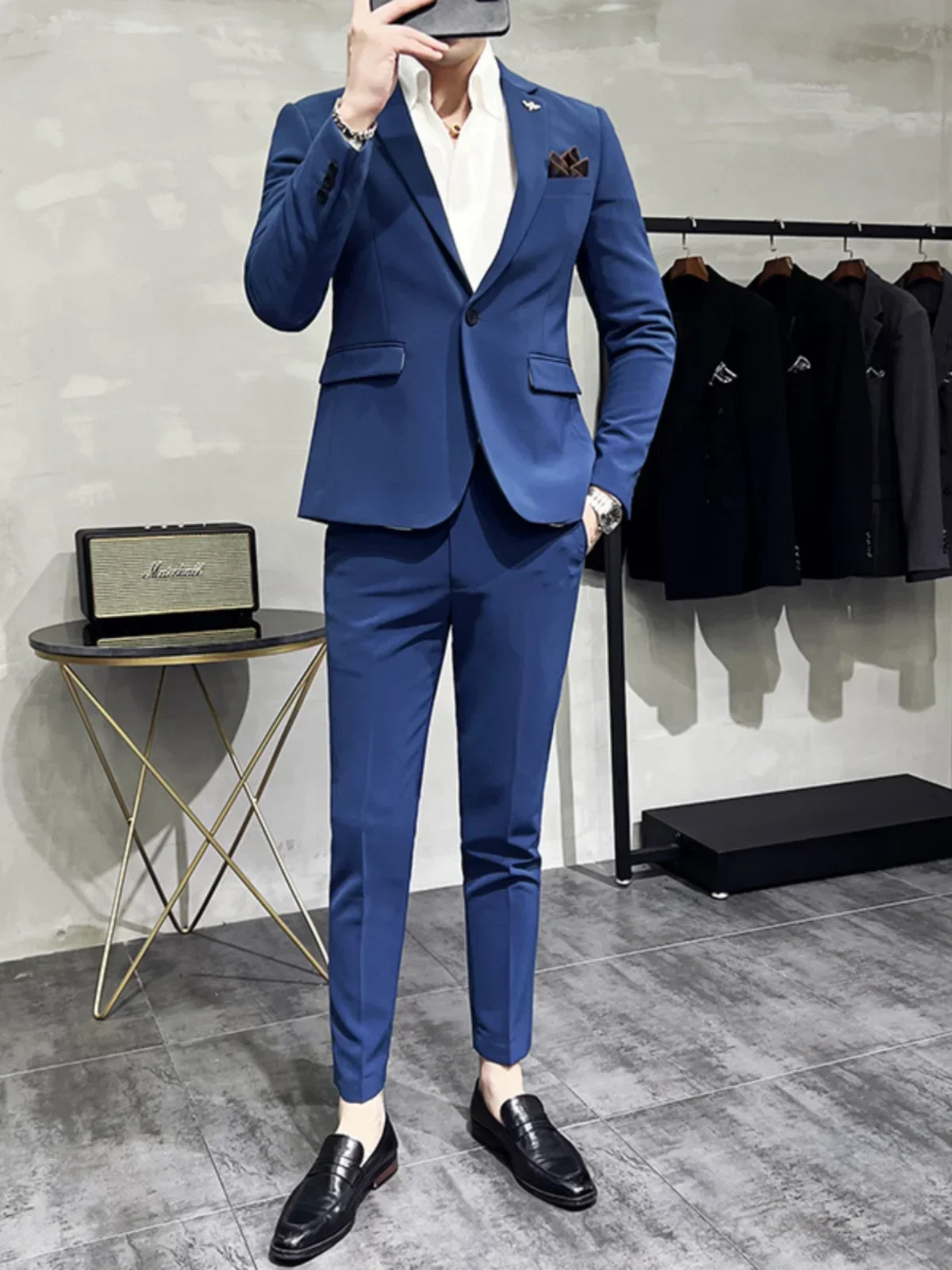 

10035 Suit men's suit wedding groom's dress wedding banquet handsome casual