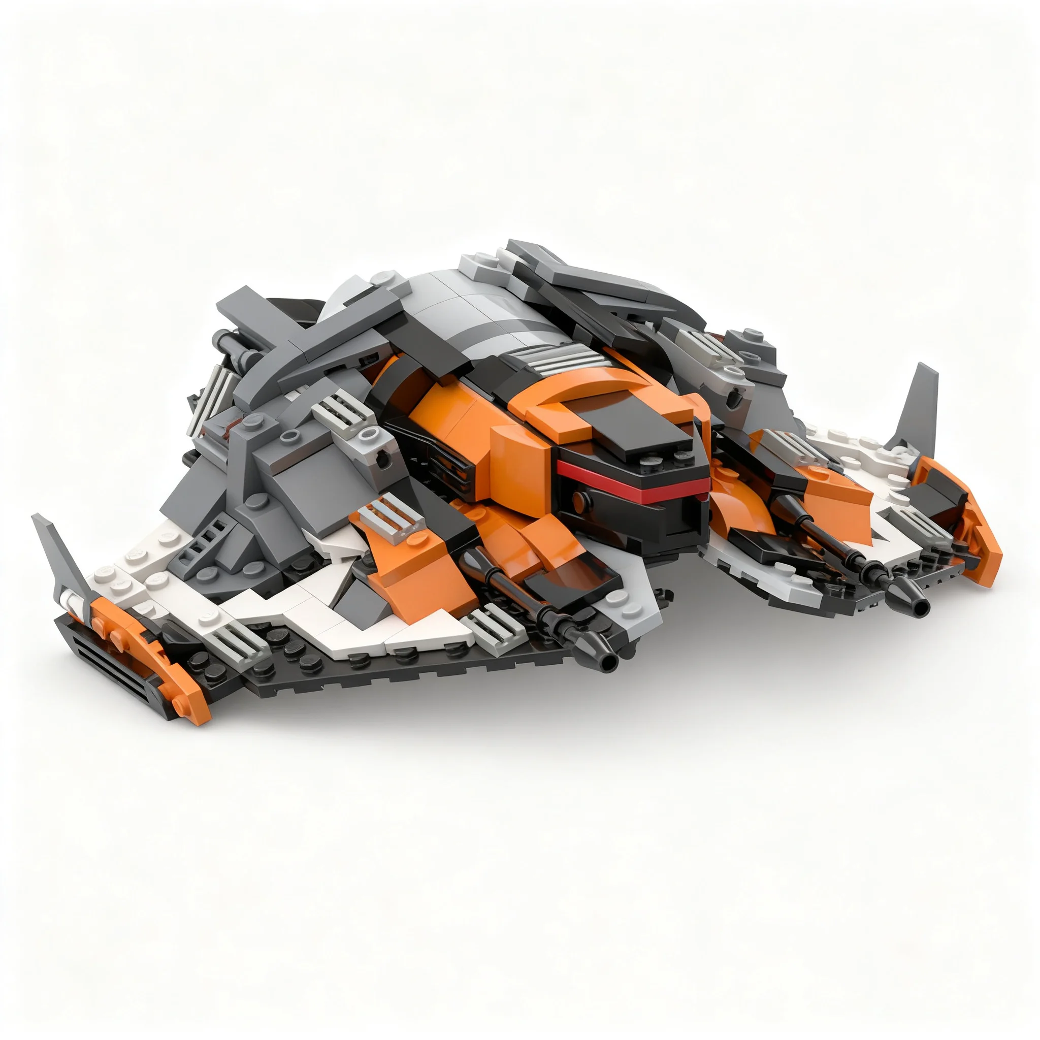 448pcs MOC No Man S Sky Sentinel Interceptor Model Building Blocks Toys Construction Christmas Gift Brick Idea Birthday DIY Kids view 5
