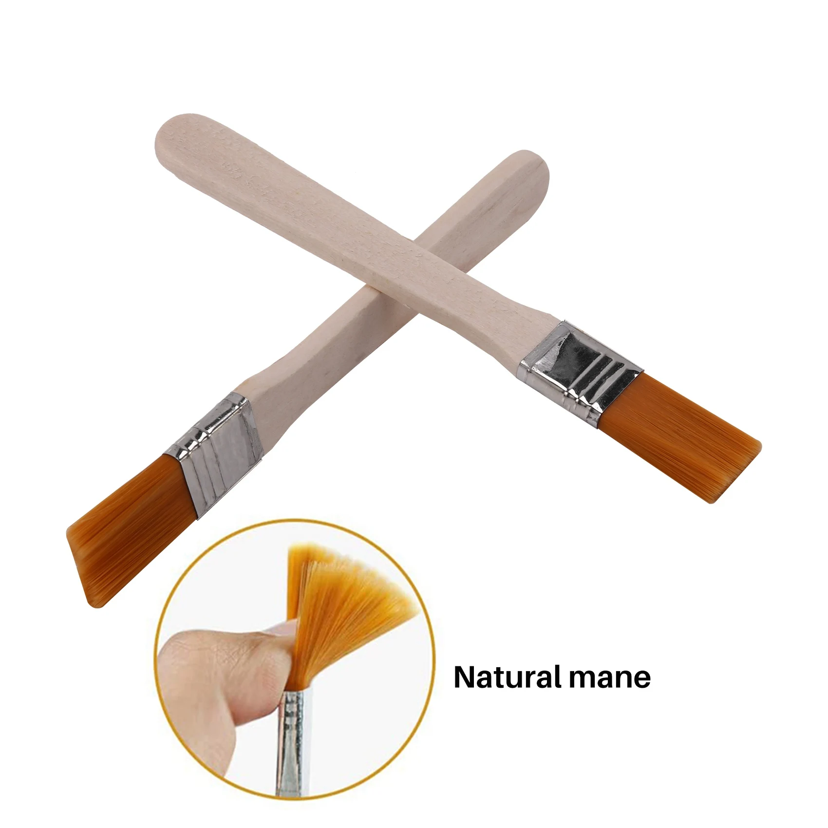 30-Piece Paint Brush Set with Wooden Handle, Brush for Cleaning and Dust Removal, Gloss Paint Brush, Oil Brush DY