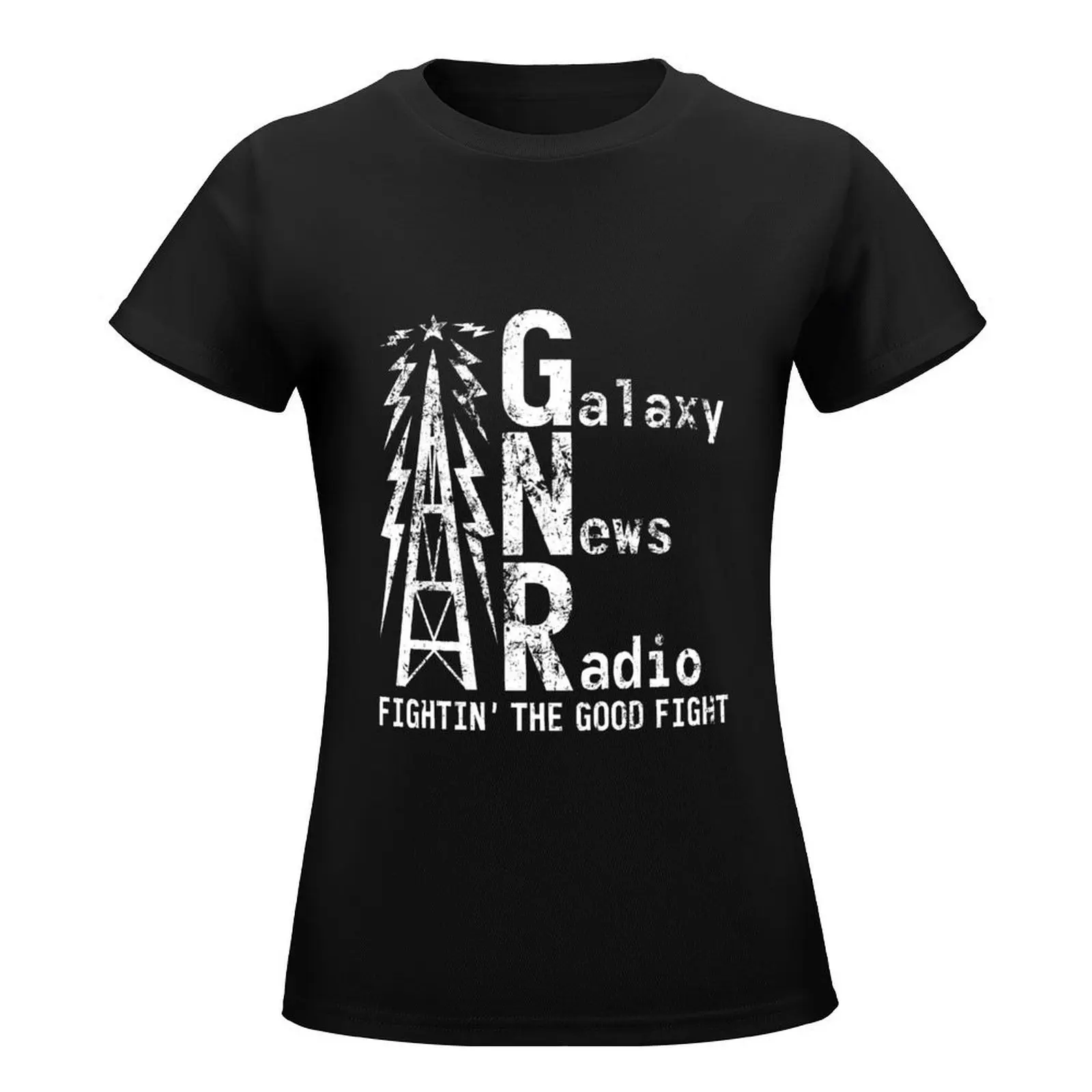 Galaxy News Radio T-Shirt plus size tops aesthetic clothes Women's clothing