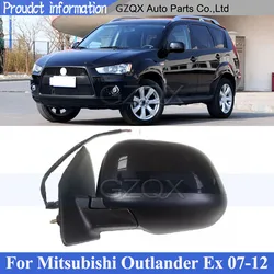 CAPQX 3 5-wire Outside Door Rearview Mirror Assy For Mitsubishi Outlander Ex 2007 2008 2009 - 2012 Rear Veiw Mirror Side Mirror