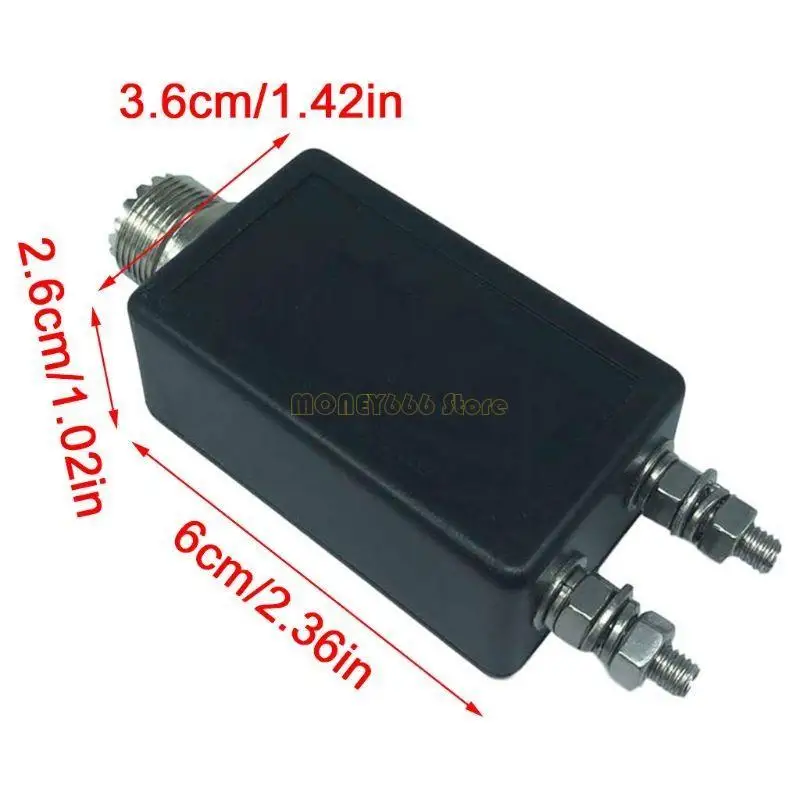 F62C 100W 1 : 1 HF 단파 안테나 Balun QRP Mini Balun M 인터페이스 HF 주파수
