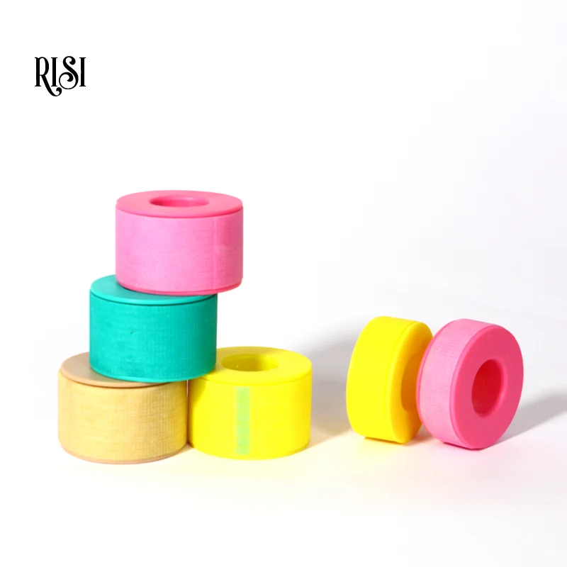 RISI Silicone Gel Tape for Lash Extensions Sensitive Multiple Non-Woven Breathable Under Eye Pad Patches Lash Tools