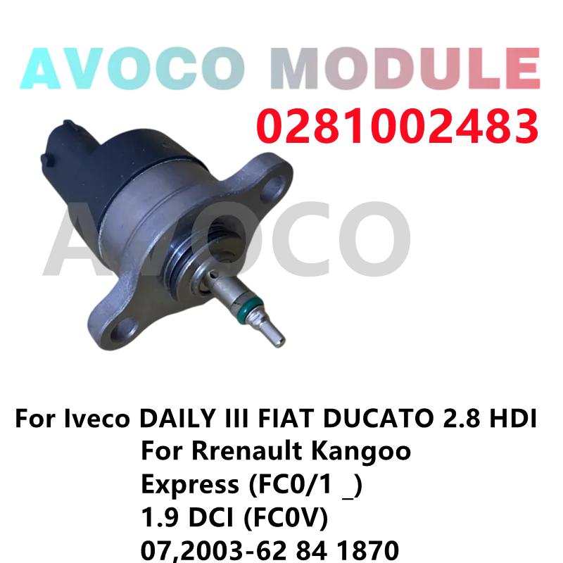 Sensor de Presión de Combustible para Automóvil, Regulador Común OEM 0281002483 0 281 002 483 7701049392 para Renault Scenic Megane Laguna Kangoo