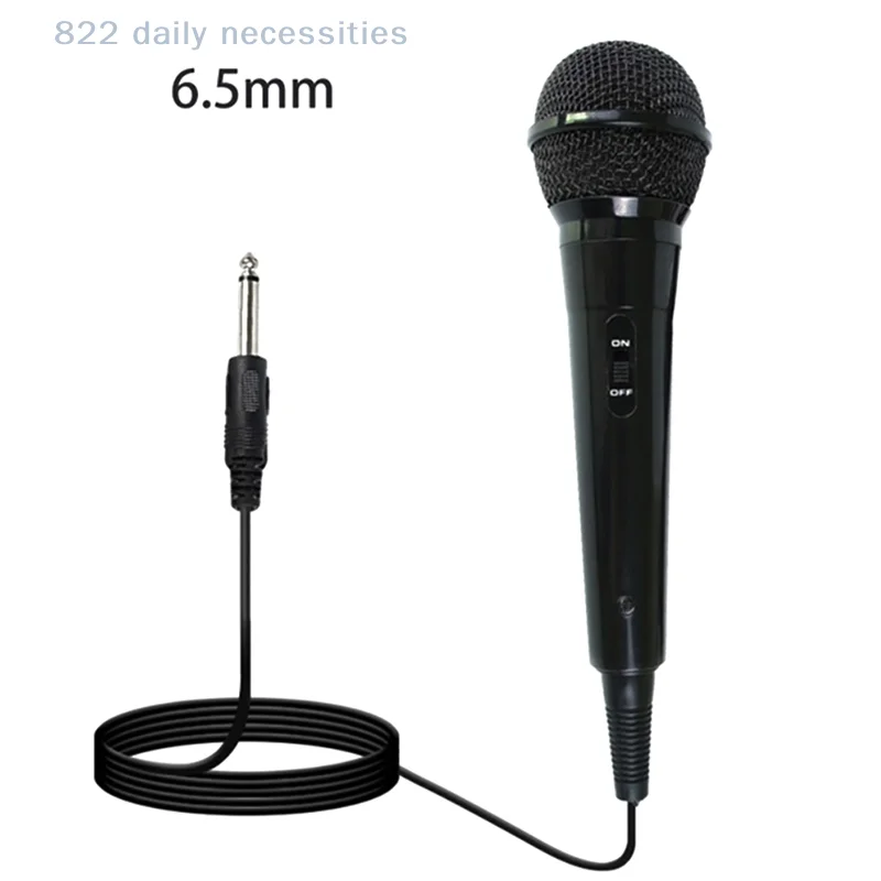 convenientHandheld Microphone Suited for Speakers, Karaoke Singing Machines Cardioid Mic Dynamic Vocal Mic for Outdoor Activity