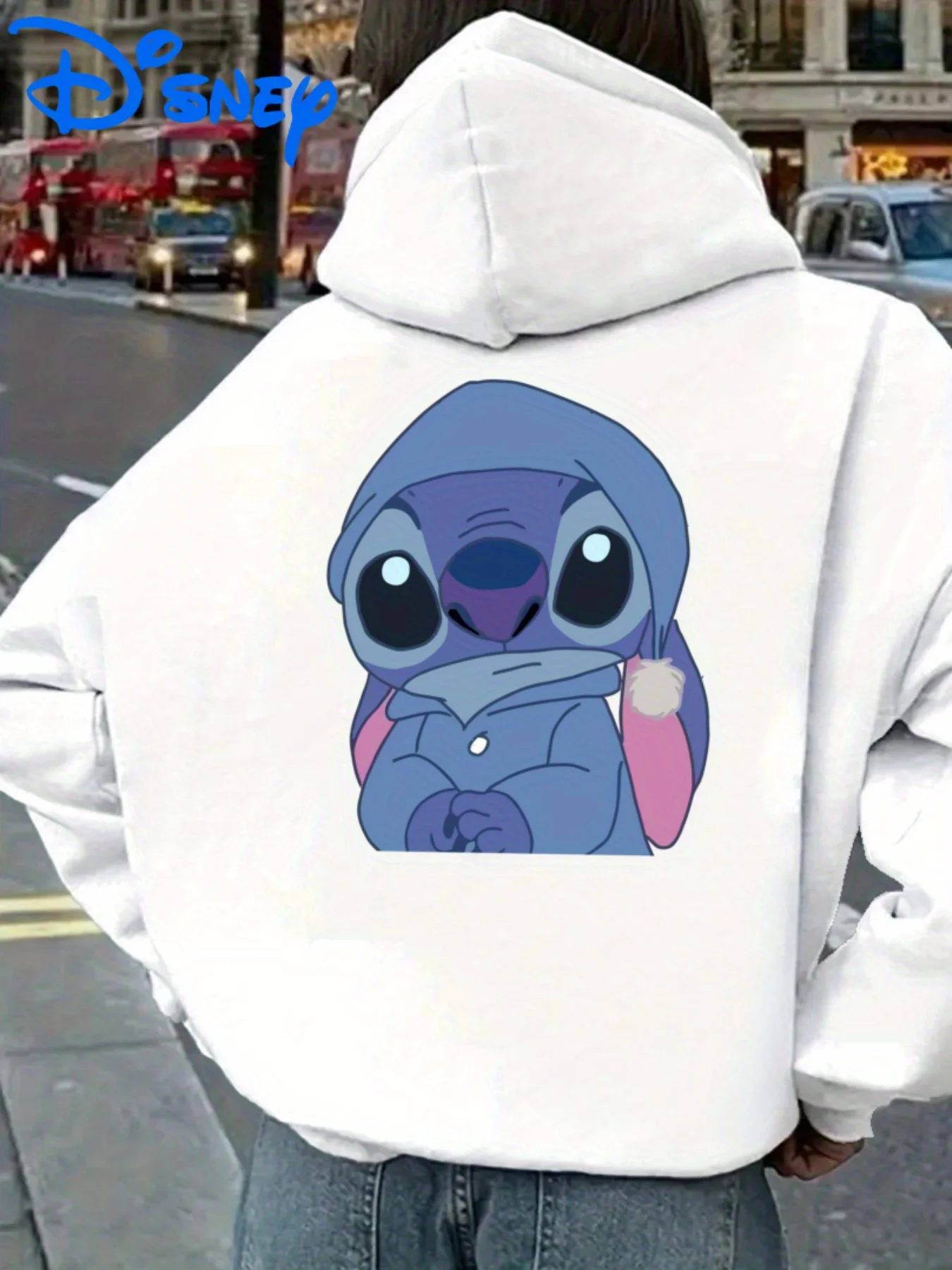 

2025 New Stitch Boys Girls Hoodies Kids Family Parent-child Autumn Winter Sweater Oversized Casual Men Women Long Sleeves Top