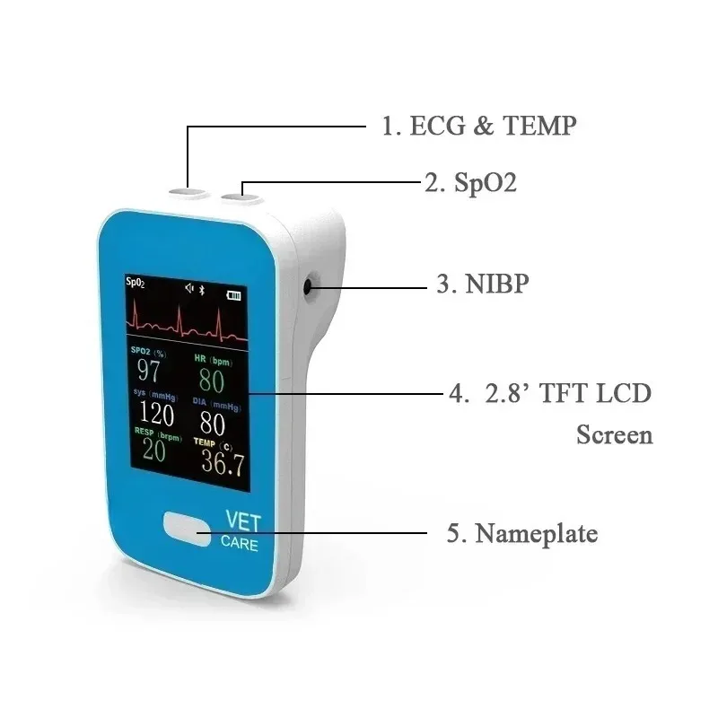

Монито ЭК портативный многопараметрический монитор AM6200 Монито