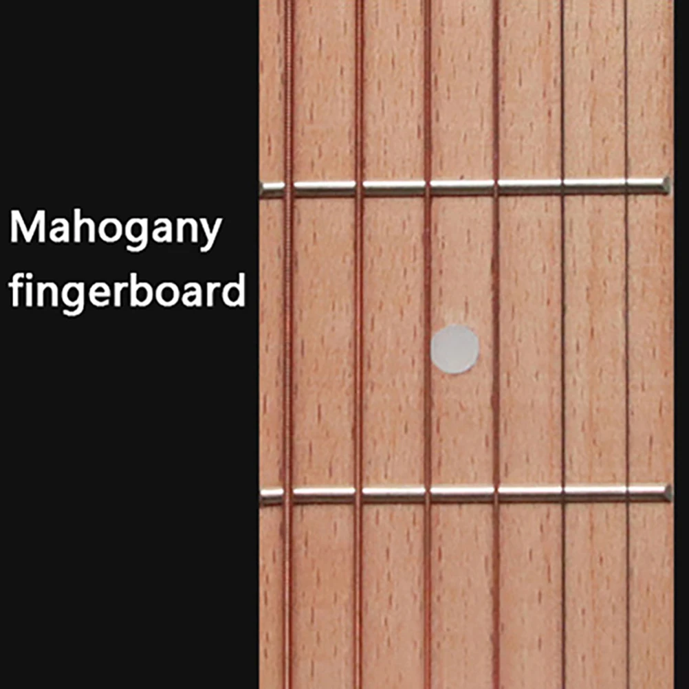 

Portable Guitar 6 Guitar Finger Trainer String 6 Fret Wooden Practice Tool for Kids Acoustic Skill Improvement Small Sound
