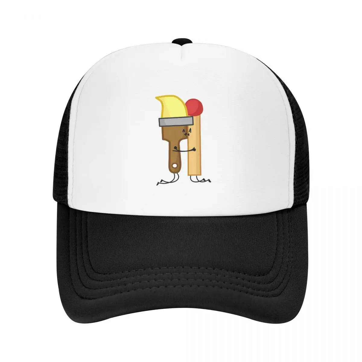 BFDI Inanimate Insanity All Characters 3 Cap Mesh Baseball Caps Adjustable Hat Hip Hop Summer Unisex Baseball Hats Polychromatic