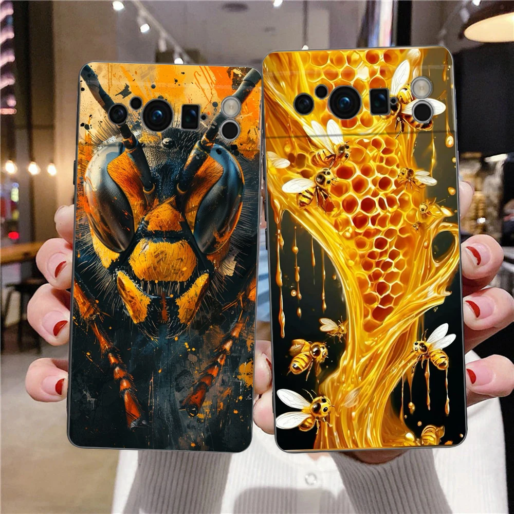 Bugs bees scientific decomposition Phone Case Cover for Google Pixel 9 8 7 6 7A 6A Pro Shockproof Soft TPU 9 Pro XL Shell Capas