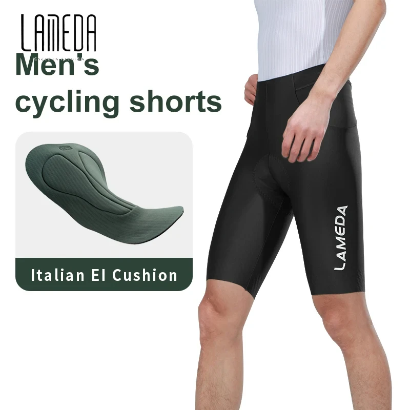 Lameda Cycling Shorts High Waist Men Shorts Wear-resistant Men's Cycling Clothing Double Ei Arrow Pant Pads Shorts