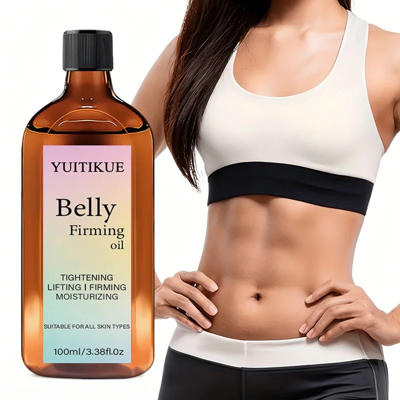 Abdomen Tightening Body Oil 100ml Hydrating Nourish Flabby Belly Skin Smooth Body Lines Shaping Waist Care Massage Oil