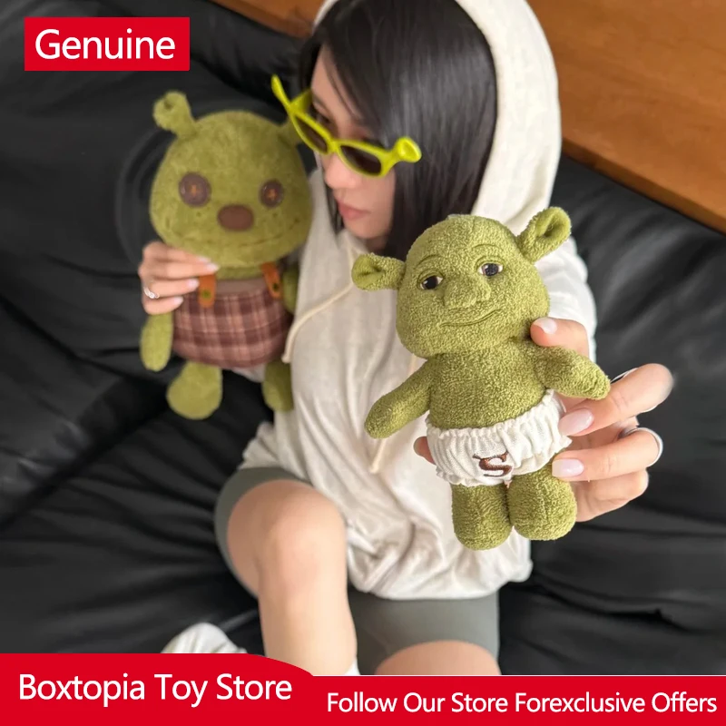 Nuevo y Original Shand Moo Dreamworks Shrek Colgante de Peluche Feo y Adorable, Amuleto para Bolso, Decoración Colgante, Regalo para Coleccionistas de Animación