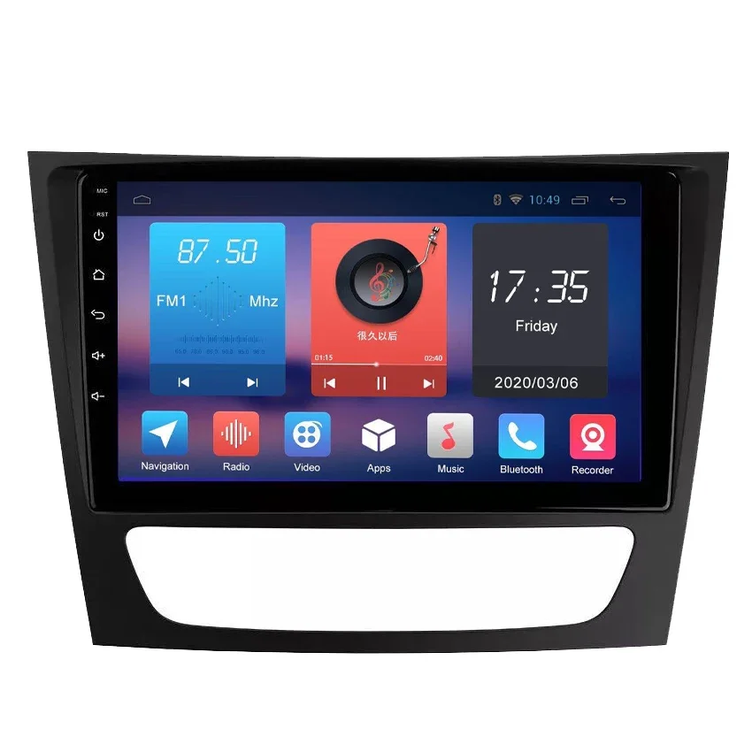 Android10 8core 4+128GB car DVD Player forBenzE-Class W211 2002-2008 9inch 4G LTE Carplay IPS DSP API29 Navigation car audio