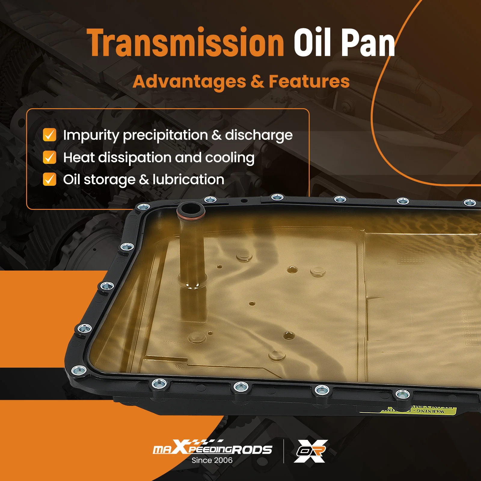 مجموعة وعاء الزيت لسيارة لاند روفر رينج روفر سبورت LR007474 2006-2012 #5