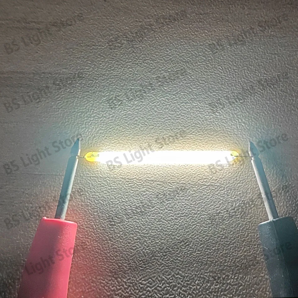BING&SEN 10–900 Stück LED-Filament 38 mm 3 V 2200 K warmweiß rosa rot blau grün lila Edison-Glühbirne DIY Heimbeleuchtung Lichtquelle 5