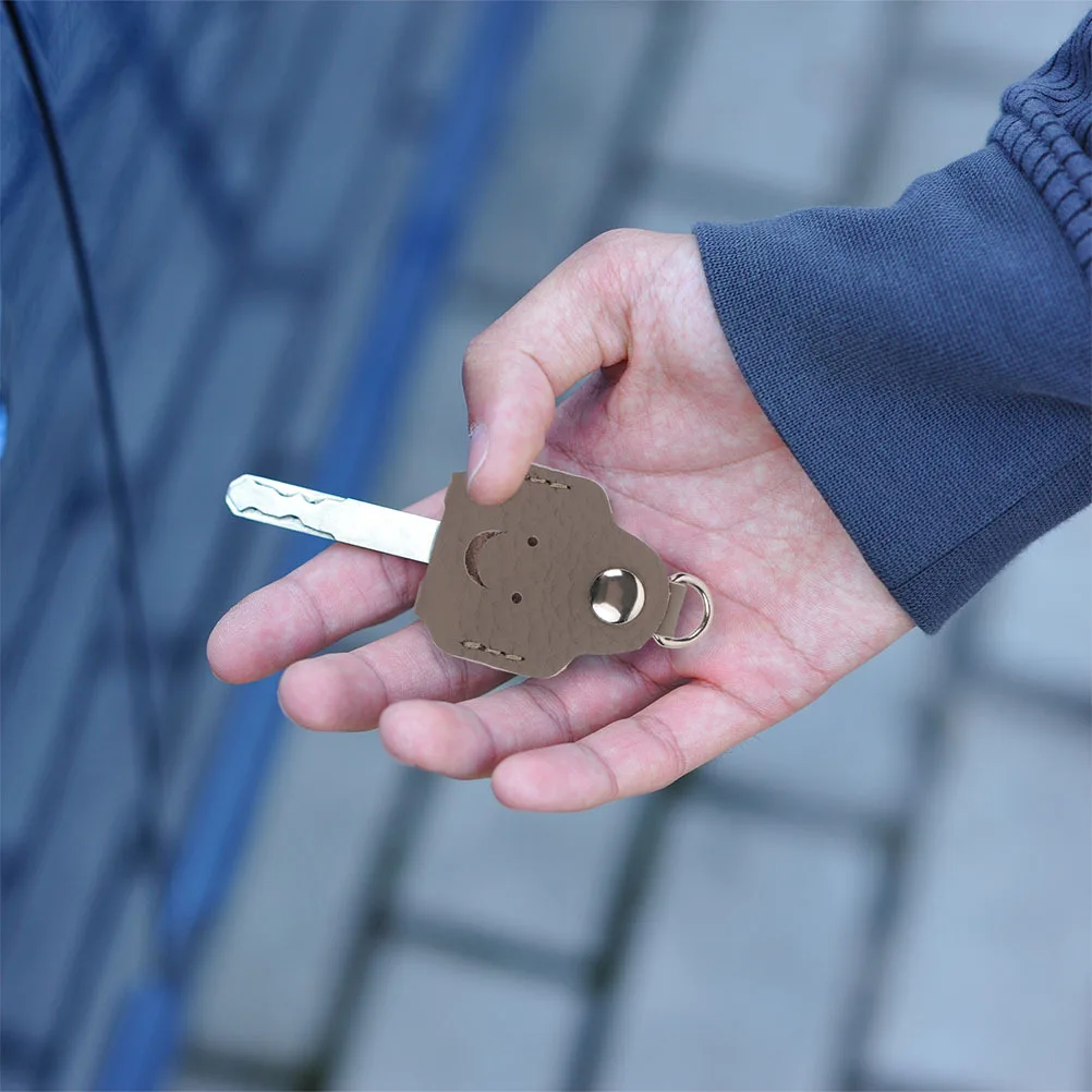 

2Pcs Creative Key Case Durable Key Protector for Home Door Electric Vehicle Keys Stylish Vintage Design