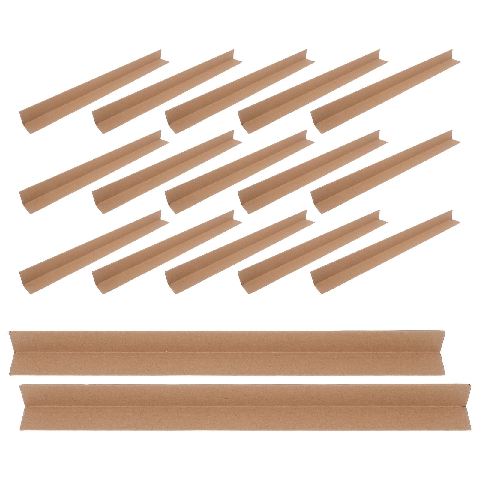 Protectores de esquinas de cartón de 20 piezas, protectores de bordes reforzados, protección de embalaje resistente para envío, almacenamiento en movimiento