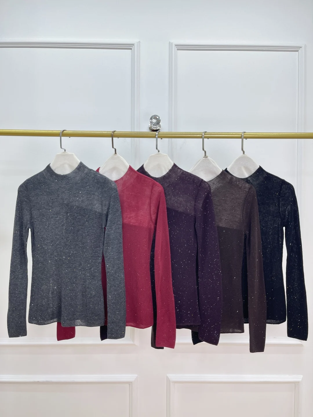 

Autumn Women's 100% Cashmere Sweater Long Sleeve Round Neck Casual Slim Knitted Pullover