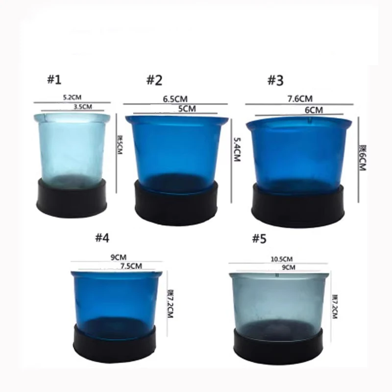 صانعي حلقات الصب المستديرة لمختبر الأسنان مع قاعدة بلاستيكية بحلقة سيليكون مطاطية لاستثمار الشمع
