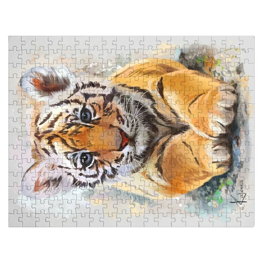 Tiger Tigers Tiger Art Jigsaw Puzzle Customized Toys For Kids Custom Photo Baby Toy Customs With Photo Puzzle
