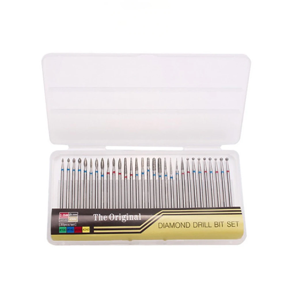 

30 PCS Dental Diamond Burs Set High Speed Handpiece Interproximal Enamel
