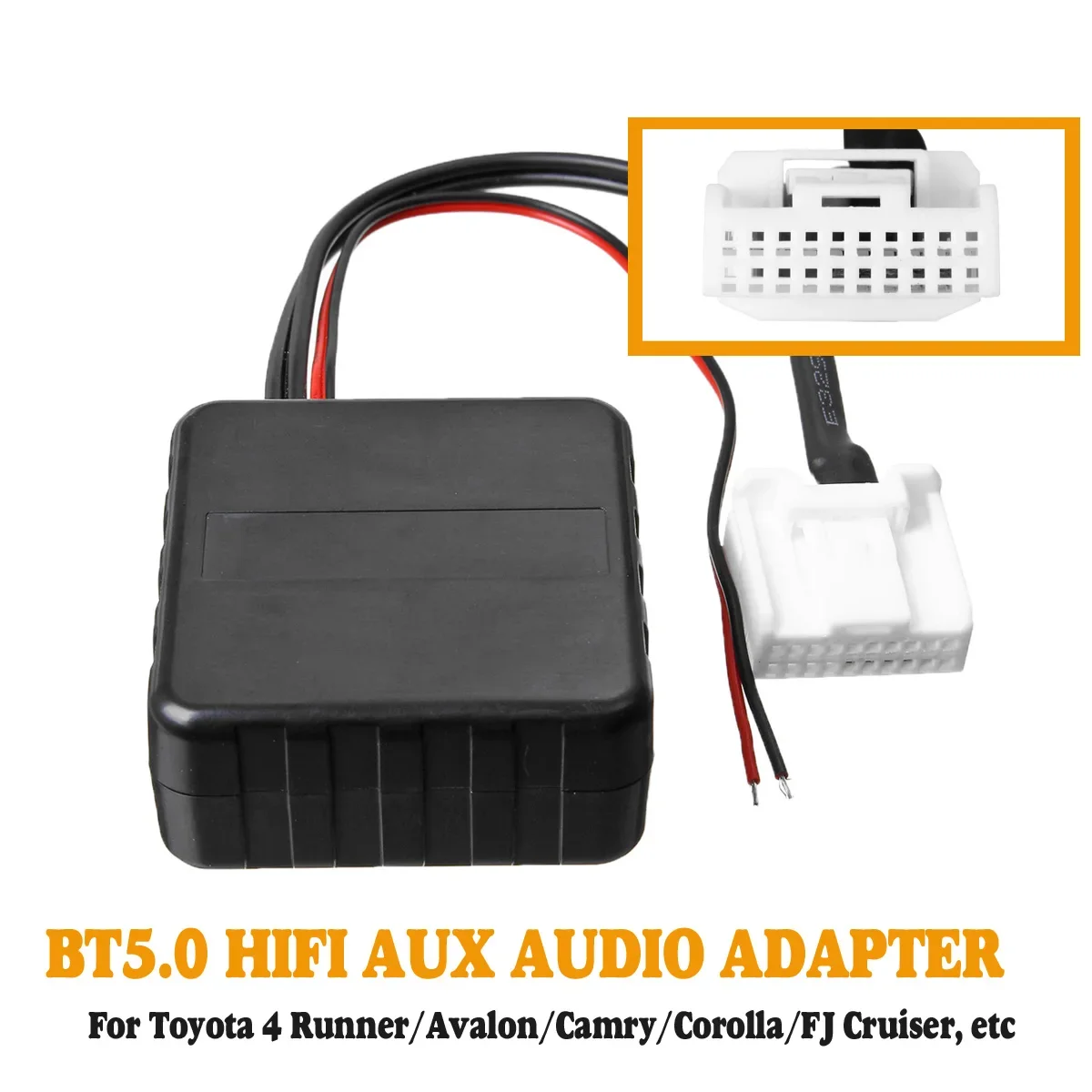 Audio Adapter Wireless Music Interface HiFi Car bluetooth AUX Cable For Toyota 4 Runner Camry for Matrix 2007-2009