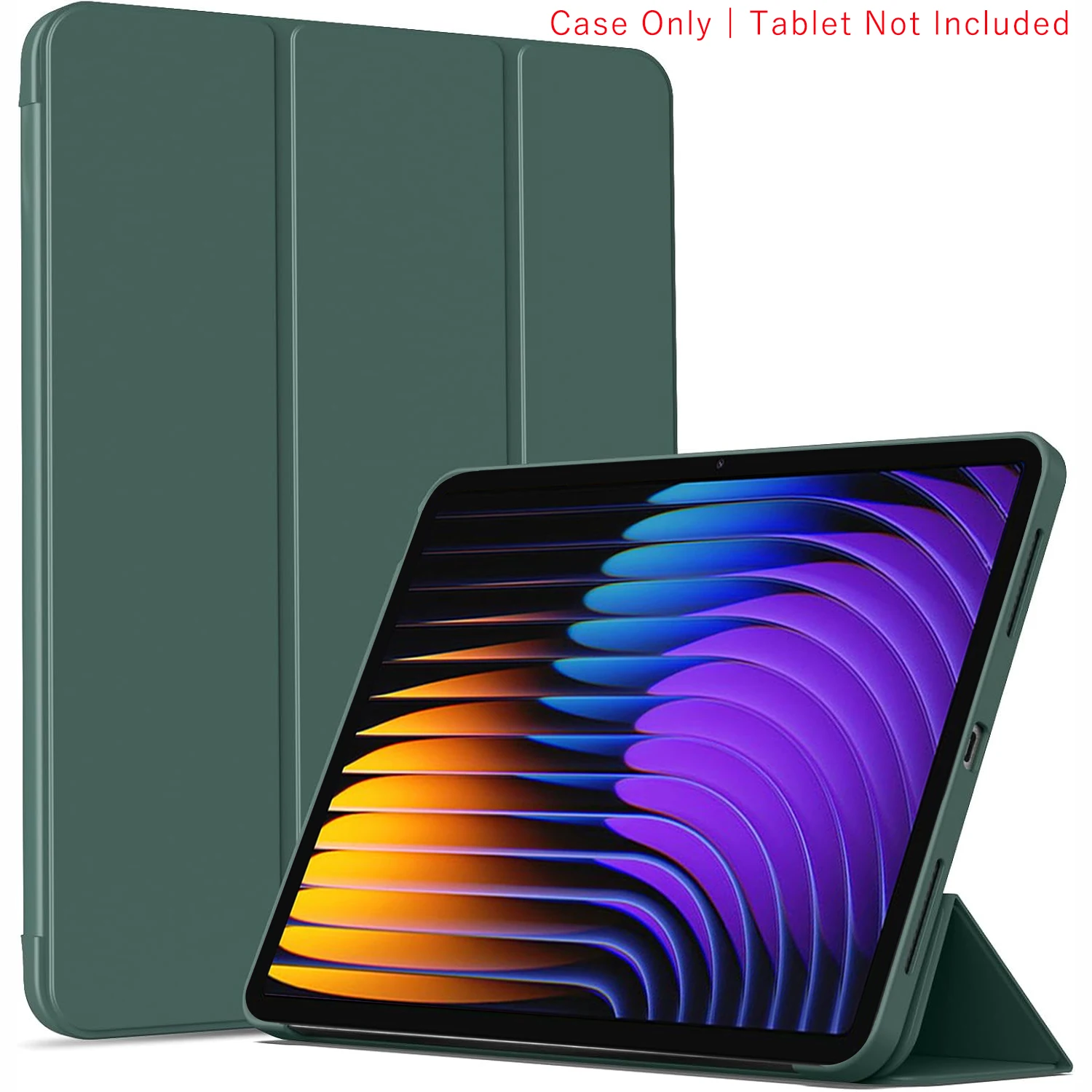 Dreifach faltbare Flip-Hülle für Xiaomi Pad 7/Pad 7 Pro 11,2 Zoll 2024, magnetischer Ständer, PU-Leder-Schutzhülle, automatische Schlaf-/Wachfunktion