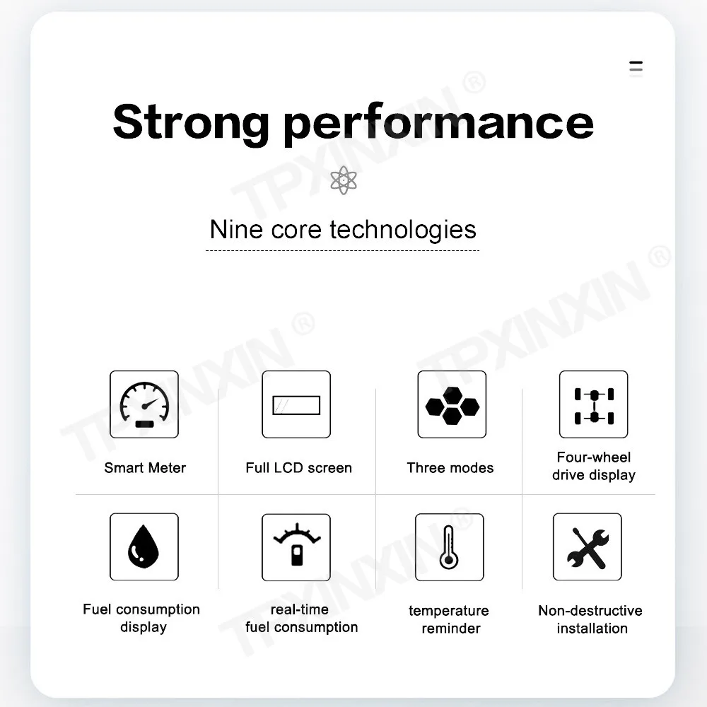 Para Toyota Innova 2016 ~ 2022 sistema Linux Digital LCD Panel de salpicadero de coche tablero Digital control del volante