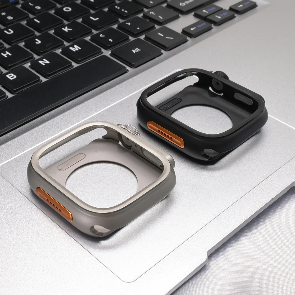 

Чехол из сплава для Apple Watch Series 11, 10, 46 мм, Ultra 3/2, 49 мм, защитный чехол для iWatch 9, 8, 7, 45 мм, 6, 5, 4, SE, 44 мм, аксессуары