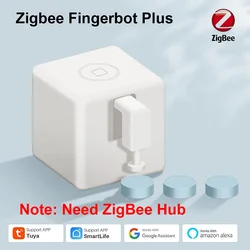 Zigbee Smart Fingerbot Plus pulsante interruttore Pusher Touch Arms Fingerbot Tuya Smart Life Control funziona con Alexa Google Assistant