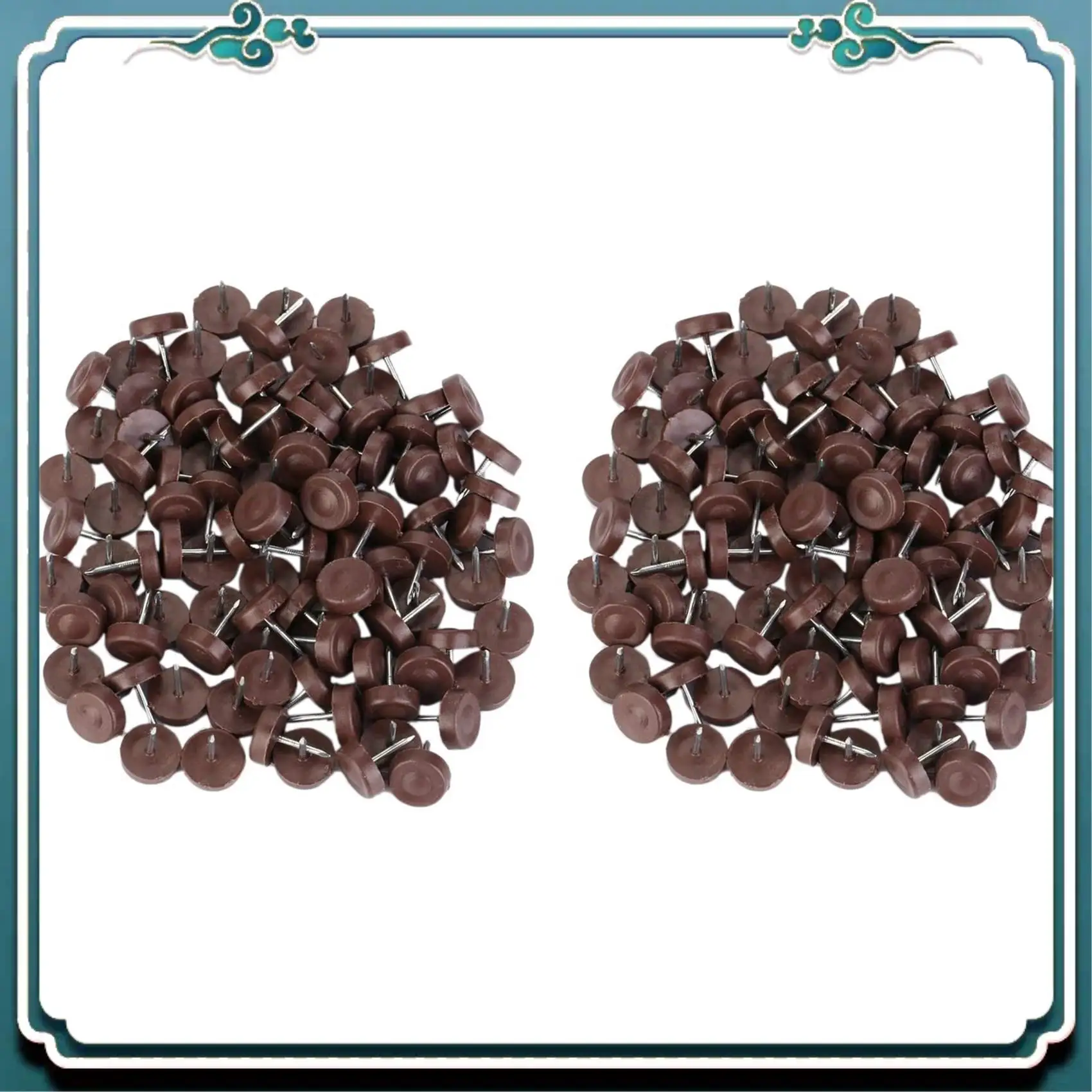 A67K-200 szt. Podkładki plastikowe pod nogi krzeseł i stołów, ślizgacze, nakładki ochronne na podłogę drewnianą, reduktor hałasu