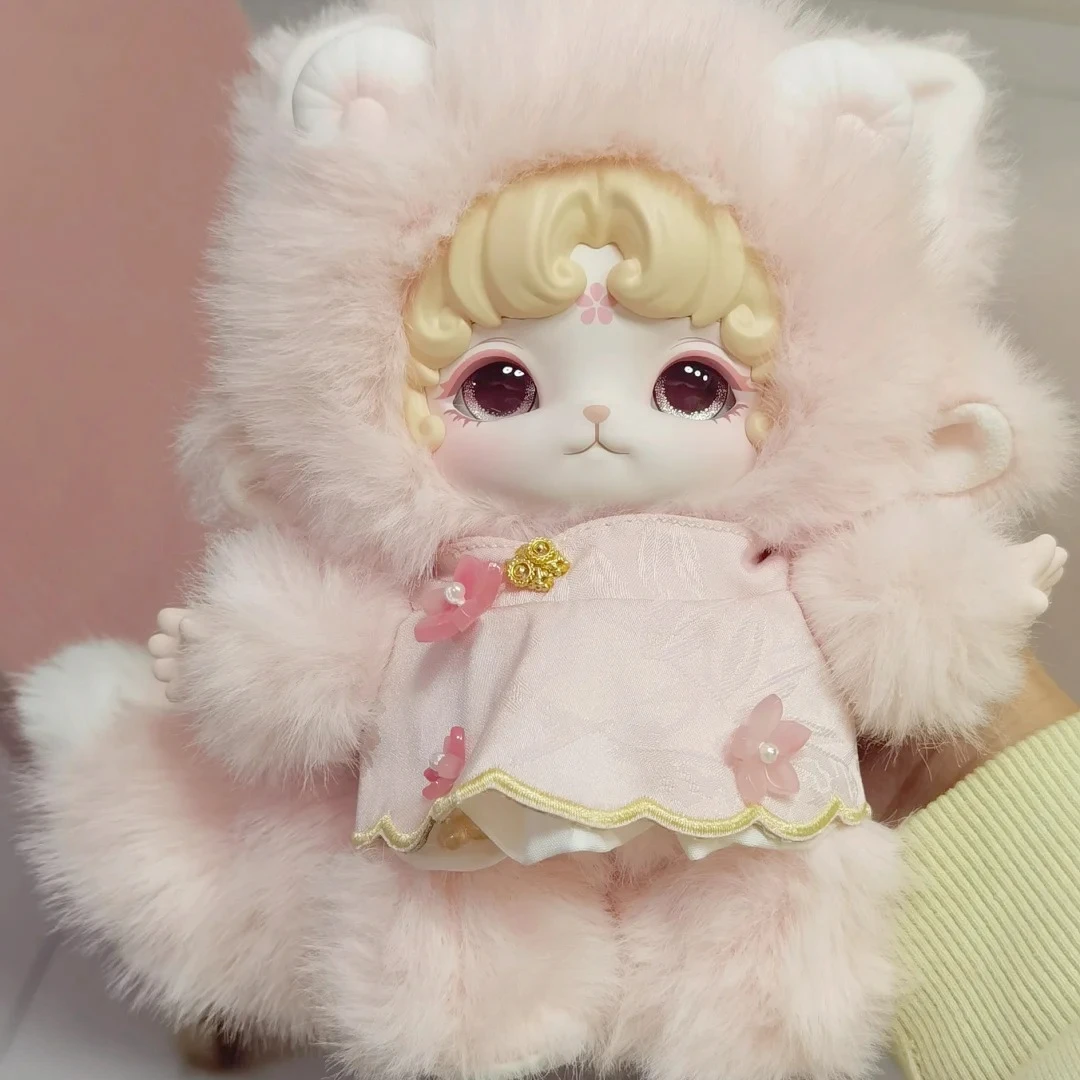 

Super Cute Mijuan Vinyl Face Plush Doll Back To Life Cute Pink Lolita Girl Designer Toys Gift Art Toy Collection Decoration