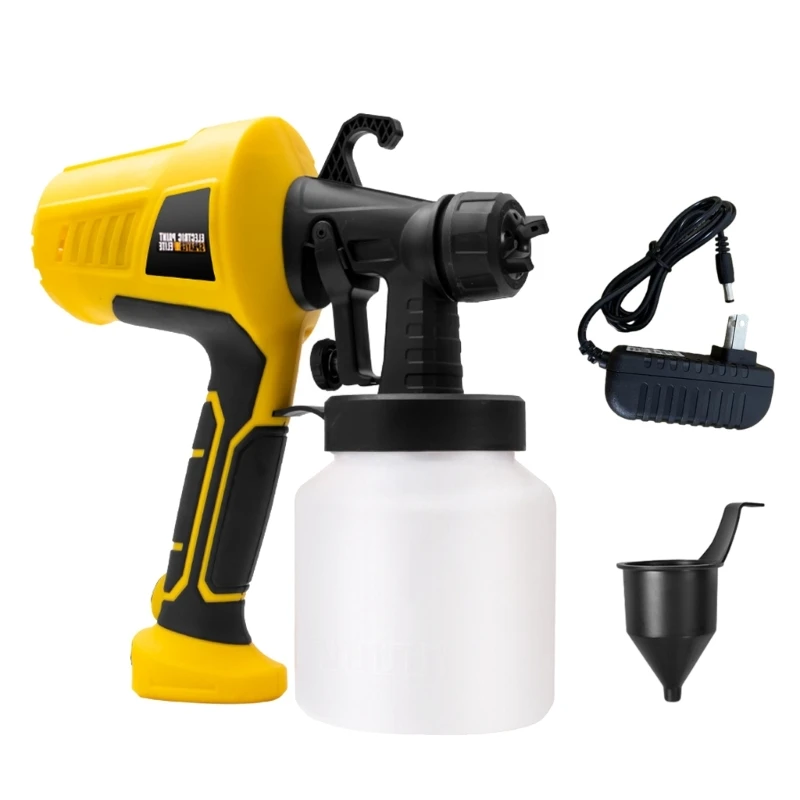 500W Household Paint Sprayer 1000ml Portable Sprayer Guns High Pressure Guns for Painting Ceiling Wall Fence Door