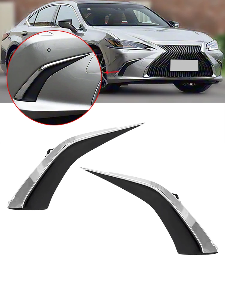 For Lexus ES ES200 ES260 ES300 ES330 ES350 2018 2019 2020 2021 2022 2023 2024 Front Bumper Cover Strip Trim