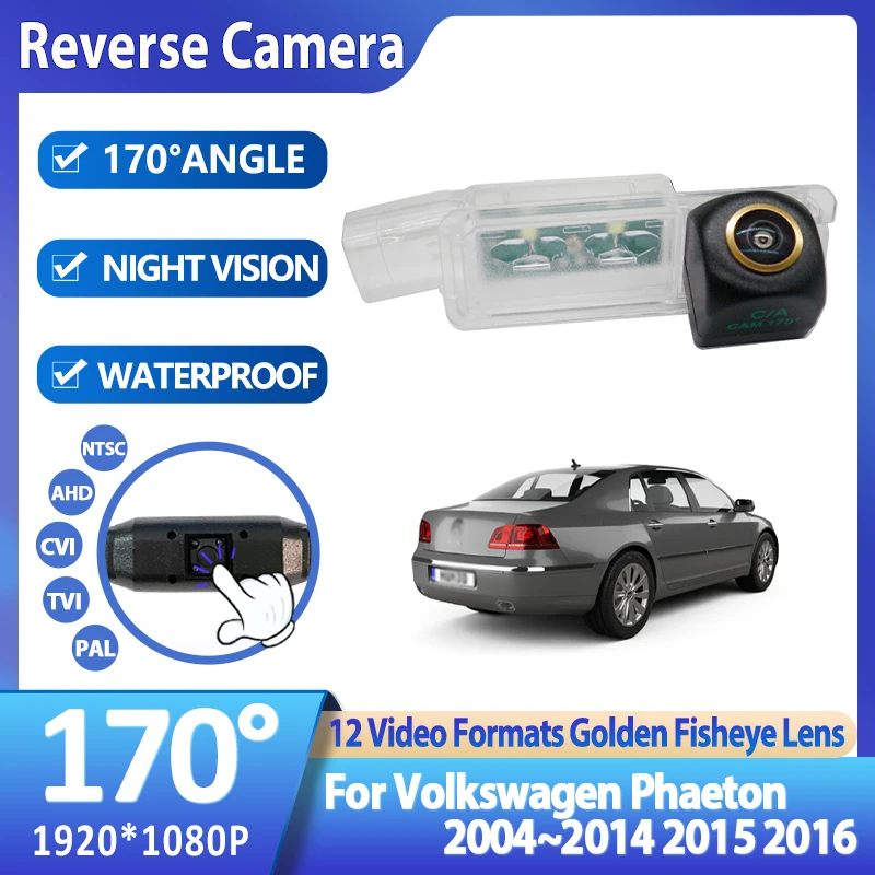 

AHD 1080P Car Rear View Backup Camera For Volkswagen Phaeton 2004~2010 2011 2012 2013 2014 2015 2016 Night Vision Waterproof