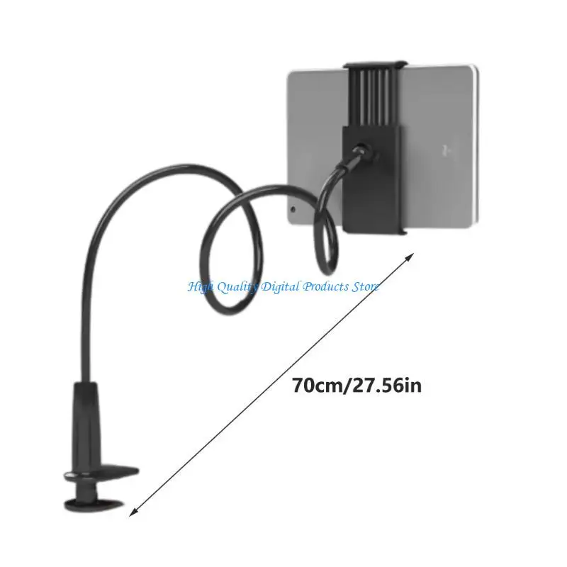 U2JE Gooseneck Plablet Holder для кровать с регулируемой рукой длиной 70 см и стабильной проектированием двойного зажима
