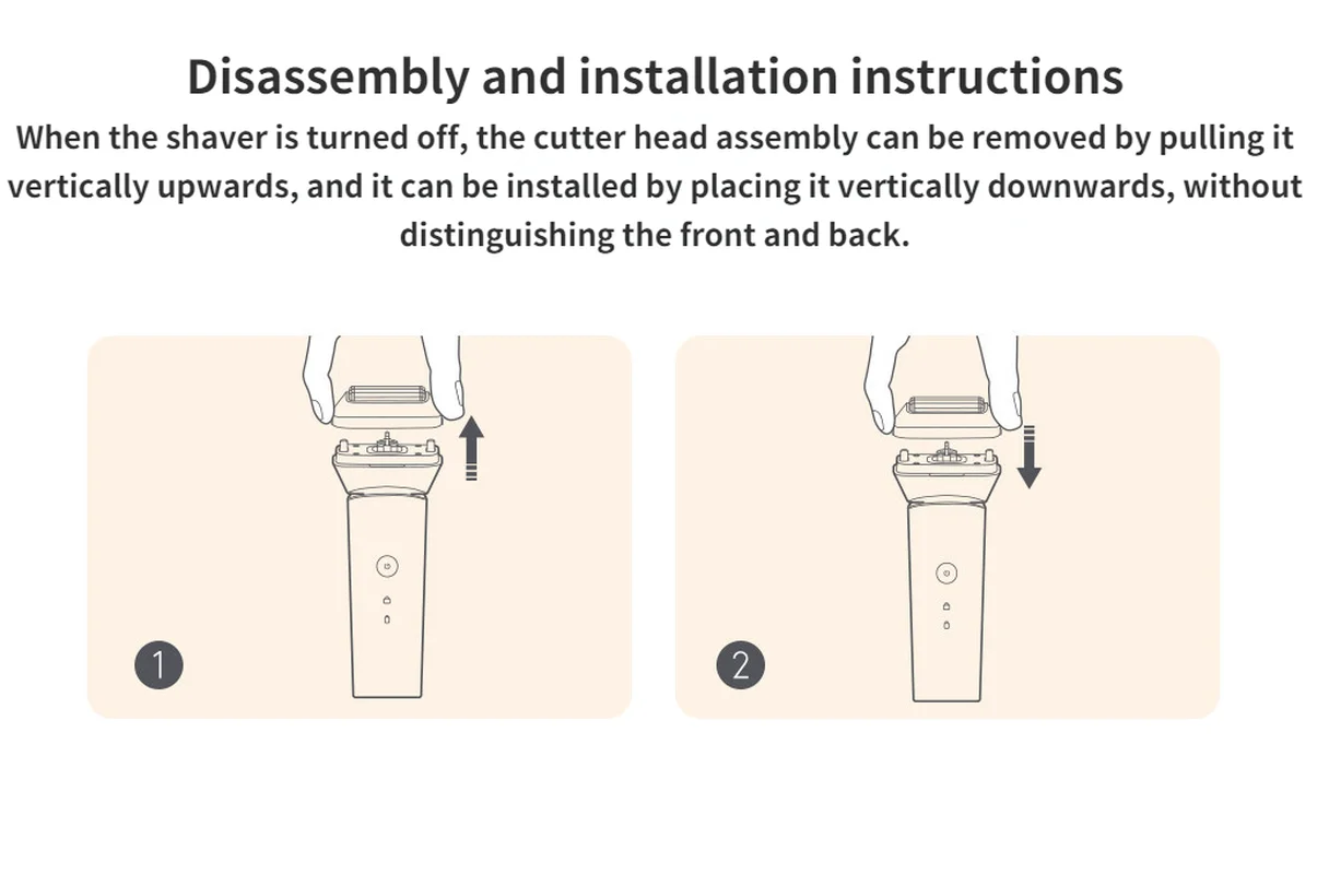 Электробритва Xiaomi Mijia IPX7 с пятью головками и возвратно-поступательным движением
